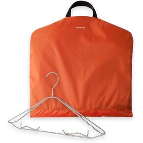 SkyHanger - Carry on Garment Bag with unique Titanium Suit Hanger for Men & Women - best-in-class functionality for wrinkle-free traveling - lightweight & water repellent nylon - Orange in Kuwait