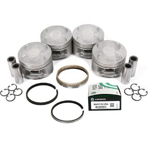 MA-4216946408-0 Pistons w/Rings Compatible With/For 1997-2001 Honda Prelude 2.2L VTEC H22A4 DOHC 16V in Saudi Arabia