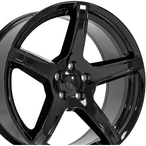 OE Wheels DG22 22 Inch Rims Fit Charger/Challenger SRT Hellcat Style 5x127 22x9.5 Gloss Black - Hollander 2640 (Set of 4) in Saudi Arabia