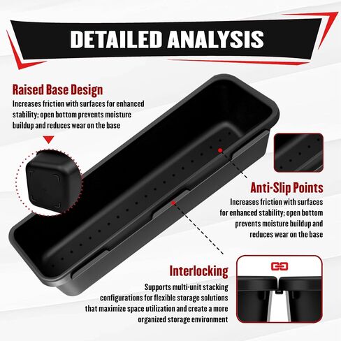 YIYITOOLS 46Pcs Tool Box Organizer Tray Divider Set, Tool Chest Drawer Organizer for Garage Organization and Storage, Workbench Tool Accessory Divider for Tool Cart and Repair Small Parts Storage in Kuwait