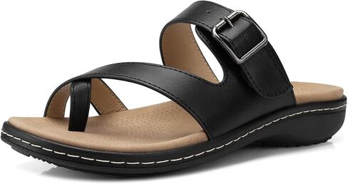 SHIBEVER Flip Flops for Women Sandals: Comfortable Walking Arch Support Sandals - Dressy Summer Slip On Bunion Cushion Shoes in Saudi Arabia