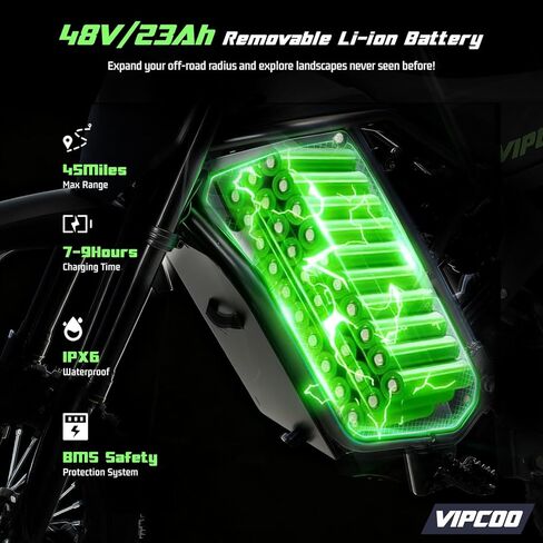 H3 Electric Dirt Bike for Teens,3500W Mid-drive High-power Motor Max Speed 40mph,1104Wh Battery 45miles Range, 14“/12" All-terrain Pneumatic Tires,3 Gear Shifting Mountain Electric Dirt Motorcycle in Saudi Arabia