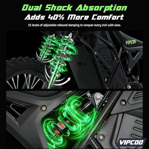 H3 Electric Dirt Bike for Teens,3500W Mid-drive High-power Motor Max Speed 40mph,1104Wh Battery 45miles Range, 14“/12" All-terrain Pneumatic Tires,3 Gear Shifting Mountain Electric Dirt Motorcycle in Saudi Arabia