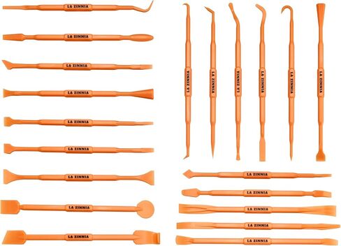 20PCS Delicate Pickup Tool Set, Non-Marring Scraper & Pry bar Kit, Multifunction Double-ended Mini Pick and HookTools, for various jobs detail clean, separating small parts, remove trim clips… in Kuwait