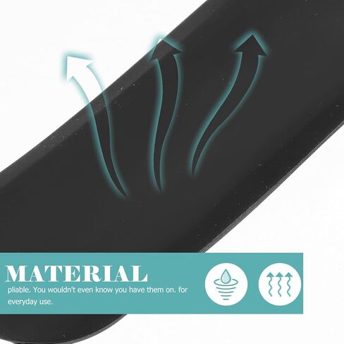 SUPVOX Bra Strap Cushions Shoulder Pain Relief Protectors Pads Silicone Breathable for Lady Girl Women Ladies Non Slip 6PCS Black in Saudi Arabia