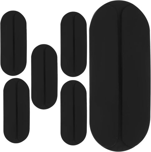 SUPVOX Bra Strap Cushions Shoulder Pain Relief Protectors Pads Silicone Breathable for Lady Girl Women Ladies Non Slip 6PCS Black in Saudi Arabia
