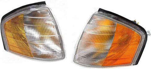 CarLights360 لمرسيدس بنز C220 وقوف السيارات/مصباح إشارة 1994-2000 جانب السائق | مع لمبات | نقطة | MB2520101 in Kuwait
