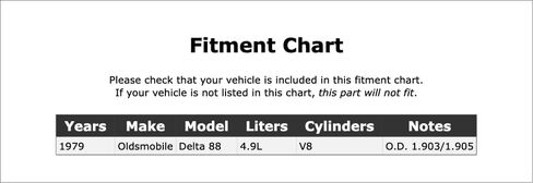 Engine Harmonic Balancer Repair Sleeve Compatible With Oldsmobile Delta 88 4.9L V8 1979 P-3489953 in Saudi Arabia