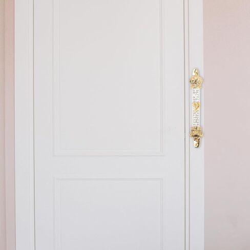 HOMSFOU اليهودية Mezuzah للباب مع الكتاب المقدس التمرير المعادن Mezuzah حالة الدينية ديكور المنزل هدية لبيت جديد ومباركة ميتزفه 4.53 بوصة in Saudi Arabia