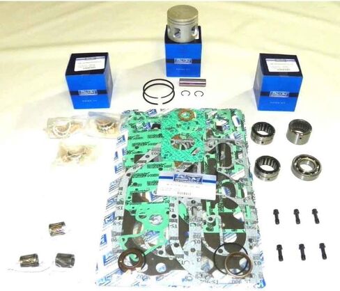 مجموعة إعادة بناء رأس الطاقة Rareelectrical الجديدة .040 أكثر من 3.040 بوصة المتوافقة مع Johnson/Evinrude 3 Cyl 3.000 Bore Looper 60-75Hp 1976-1988 3 Cyl 3.000 Bore Looper 70Hp 1976-1985 بواسطة 100-104-14 in Saudi Arabia