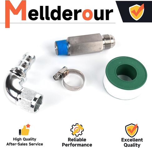 Upgraded Heater Hose Connector Compatible with Dodge Ram 6.7L 2007.5-2024 Replace# 52014739AG 55056711AC 55056966AA 68005253AA 10AN Push Lock Fitting in Kuwait