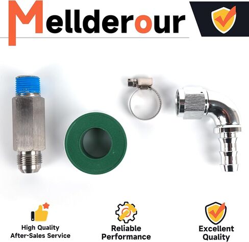 Upgraded Heater Hose Connector Compatible with Dodge Ram 6.7L 2007.5-2024 Replace# 52014739AG 55056711AC 55056966AA 68005253AA 10AN Push Lock Fitting in Kuwait