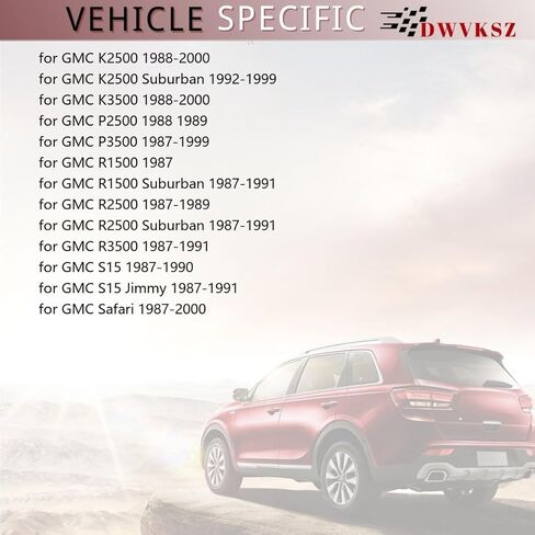 مجموعة فرشاة المولد لجي إم سي سونوما 4.3L 1991 1992 1993 1994 1995 1996 1997 1998 1999 2000، ل K2500 7.4L 1991 1992 1993 1994 1995 1996 1997 1998 1999 2000 يستبدل # 1989661، 1989783، (1x) in Kuwait