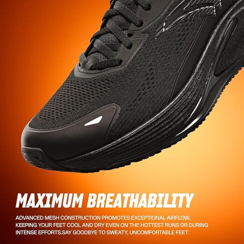 ANTA Men’s Rocket6 Running Shoes Cushioning Comfortable Breathable Athletic Workout Gym Cross Trainer Sports Sneakers in Kuwait