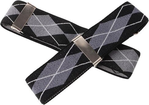 2pcs Men Women Fashion Elastic Cuff Armband Adjustable Shirt Sleeve Holders Elastic Sleeve Garters for Travel in Saudi Arabia