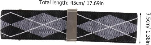 2pcs Men Women Fashion Elastic Cuff Armband Adjustable Shirt Sleeve Holders Elastic Sleeve Garters for Travel in Saudi Arabia