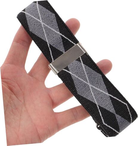 2pcs Men Women Fashion Elastic Cuff Armband Adjustable Shirt Sleeve Holders Elastic Sleeve Garters for Travel in Saudi Arabia