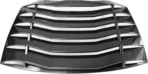 IKON MOTORSPORTS, Rear Window Louver Compatible with 2013-2016 Scion FR-S/2013-2020 Subaru BRZ/2017-2020 Toyota 86, IKON Style Gloss Black Window Visor Guards Sun Shade Cover ABS in Kuwait
