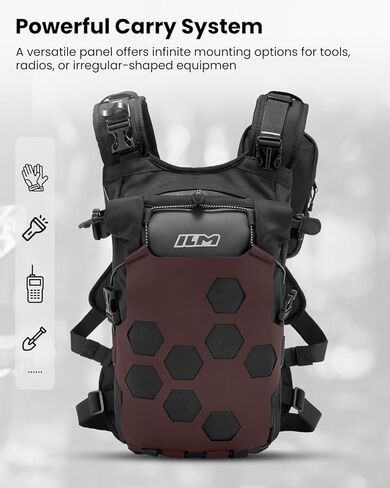 ILM Motorcycle Adventure Backpack Dirt Bike Portable Waterproof Bag for Men Women Dual Sport ATV Hiking BP02 in Saudi Arabia