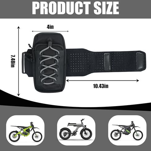 2 حزمة من حقيبة إطار الدراجة الكهربائية الترابية، حقيبة غطاء أمامي للدراجة النارية متوافقة مع Surron Light Bee S/X، Tutti Soleil 01، Yozma IN 10، E-Ride Pro SR/S/SS، Talaria MX3/MX4/MX5 ملحقات الدراجة الإلكترونية (أسود) in Kuwait
