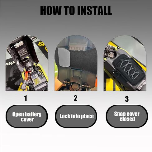 2 حزمة من حقيبة إطار الدراجة الكهربائية الترابية، حقيبة غطاء أمامي للدراجة النارية متوافقة مع Surron Light Bee S/X، Tutti Soleil 01، Yozma IN 10، E-Ride Pro SR/S/SS، Talaria MX3/MX4/MX5 ملحقات الدراجة الإلكترونية (أسود) in Kuwait