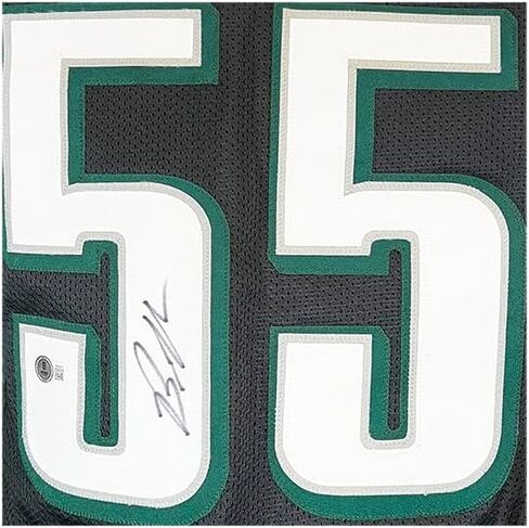Brandon Graham Signed Black Football Jersey JSA in Saudi Arabia