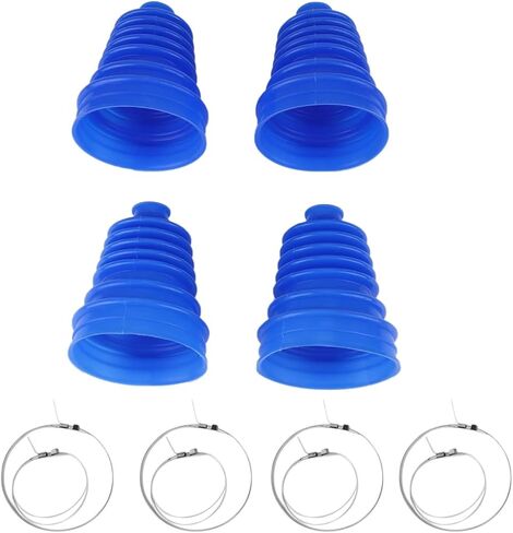 4Sets Car Silicone Constant Speed Dust Cover Universal Ball Round Clamp Track Connector Kit CV Boot Replacement in Saudi Arabia