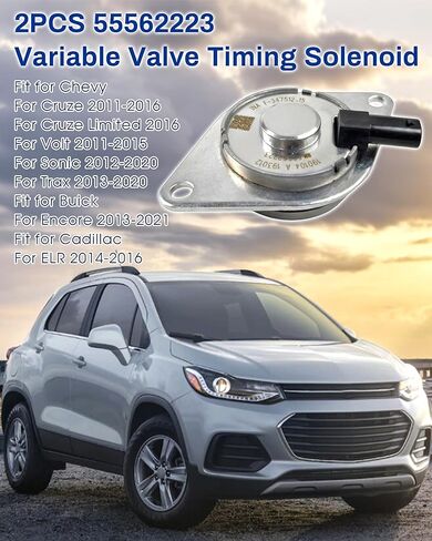 Replace 918-005 2Pcs Variable Valve Timing Solenoid VVT Replacement Fits for Chevy Cruze 11-16,for Volt 11-15,for Sonic 12-20,for Trax 13-20,for Buick Encore 13-21,for Cadillac ELR 14-16 in Saudi Arabia