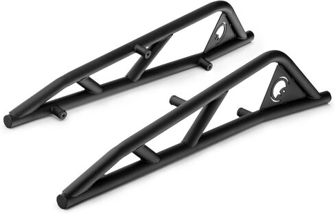 SuperATV Nerf Bars/Tree Kickers for 2021+ Can-Am Commander 700/1000 | UV-Resistant Black Powder Coat Finish | Bolt-On Easy Installation | 1.75" Steel Tubing in Saudi Arabia
