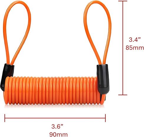 GuardianFlex Security Reminder Cable for Guardian Alarm, Lock and Carabiner in Saudi Arabia