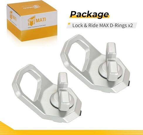 M MATI 2 قطعة Lock & Ride MAX D-Rings لـ Polaris X-pedition XP Adventure EPS Ultimate Premium North-Star Ranger Crew X-D 1500 2024-2025 2890894 2889620 in Kuwait