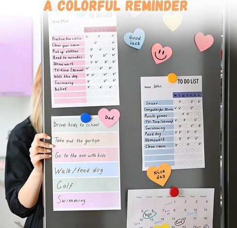 Heart Sticky Notes 640 Sheets, 8 Pads Cute Heart Shape Post it Notes, Strong Adhesive Post, Clean Removal, 80 Sheets/pad in Kuwait