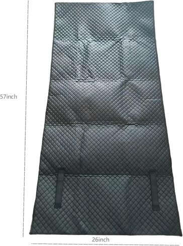 Rolling Creeper Automotive Mat, Foldable Under Car Repair Mat for Low Clearance, Portable Mechanics Rolling Pad with Storage Bag - Auto Repair Tool for Ground Maintenance,Black in Saudi Arabia