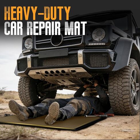 حصيرة الزاحف السحرية، 60 بوصة × 28 بوصة، حصيرة إصلاح السيارة المحمولة، حصيرة ميكانيكا قابلة للطي مع حقيبة تخزين للمركبات منخفضة الخلوص والأسطح غير المستوية، أعمال أرضية المرآب in Kuwait