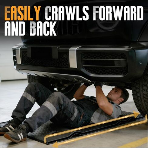 حصيرة الزاحف السحرية، 60 بوصة × 28 بوصة، حصيرة إصلاح السيارة المحمولة، حصيرة ميكانيكا قابلة للطي مع حقيبة تخزين للمركبات منخفضة الخلوص والأسطح غير المستوية، أعمال أرضية المرآب in Kuwait