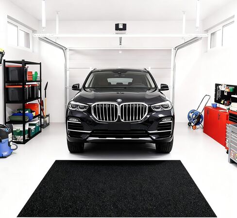 حصيرة انسكاب الزيت شديدة التحمل من زوججير، سجادة أرضية المرآب أسفل السيارة، وسادات ماصة للزيت ممتازة، قابلة لإعادة الاستخدام، مقاومة للانزلاق، دعامة مطاطية مقاومة للماء تحتوي على سوائل، تحمي أرضية المرآب (XXL-60 بوصة × 72 بوصة) in Kuwait