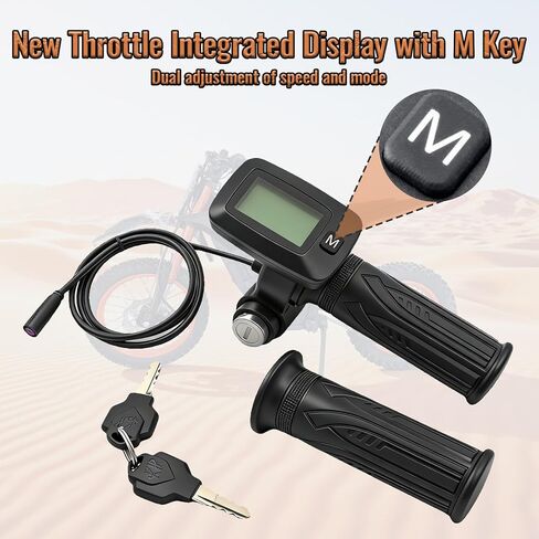 دواسة الوقود للدراجة الترابية الكهربائية Tuttio Soleil 01، شاشة LCD 48 فولت مع زر M، شاشة Tuttio Ebike المتكاملة، تناسب فقط Tuttio Soleil01 (بدون غير M)، ملحقات Tutti Soleil 01 للمراهقين in Kuwait