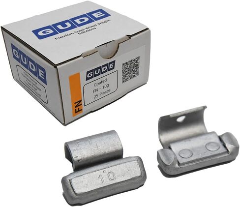 Generic GUDE FN Series (Fe) Steel Coated Spring Steel Clip Tire Wheel Weights Clip On - FN Series (Fe) Steel Coated Spring Steel Clip Qty: 25 per Pack (50 Grams) in Saudi Arabia