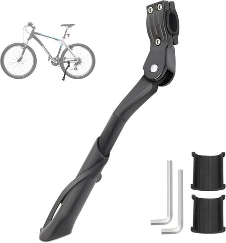 مسند دراجة Desoto عالمي، حامل خلفي خلفي مع ارتفاع قابل للتعديل، مواد عالية الجودة للدراجات الجبلية على الطرق مقاس 24-29 بوصة in Kuwait