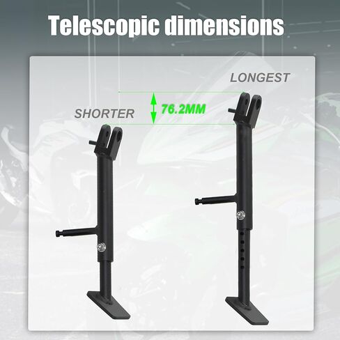 حامل جانبي Z400 قابل للتعديل مناسب لـ Z400 2019-2024، مزيل 450 2023-2025، Ninja 400/EX400 2018-2024، Ninja 500 Z500 2024-2025 NINJA e-1 ABS 2024 2025 in Kuwait