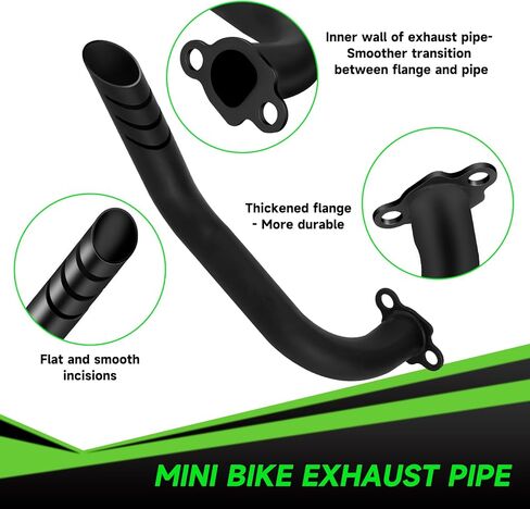PE22 Carburetor Exhaust Pipe Throttle Cable Kit Compatible with Predator 212cc 196cc Coleman Mini Bike CT200U-EX BT200X B200R KT196 Go Kart Baja MB200 Warrior GX160 GX200 Clone Engine Parts in Saudi Arabia