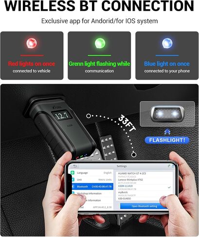 XTOOL Anyscan A30M OBD2 Scanner Kit, 2026 Wireless Bidirectional Scan Tool with Free Updates, 26 Resets, Live Data, All System Car Scanner Diagnostic Tool for iOS & Android, CANFD & FCA AutoAuth in Saudi Arabia