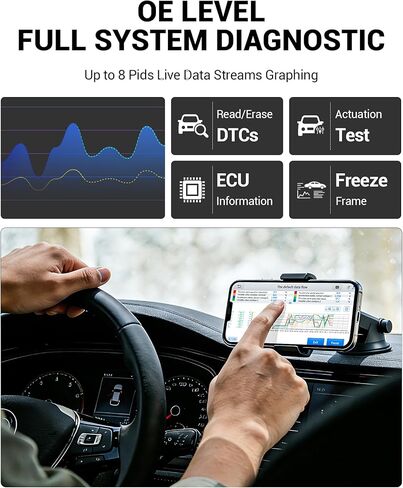 XTOOL Anyscan A30M OBD2 Scanner Kit, 2026 Wireless Bidirectional Scan Tool with Free Updates, 26 Resets, Live Data, All System Car Scanner Diagnostic Tool for iOS & Android, CANFD & FCA AutoAuth in Saudi Arabia