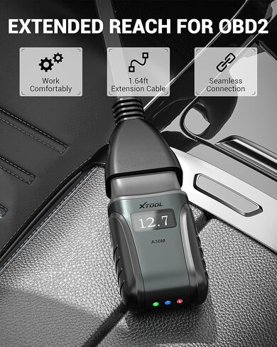 XTOOL Anyscan A30M OBD2 Scanner Kit, 2026 Wireless Bidirectional Scan Tool with Free Updates, 26 Resets, Live Data, All System Car Scanner Diagnostic Tool for iOS & Android, CANFD & FCA AutoAuth in Saudi Arabia