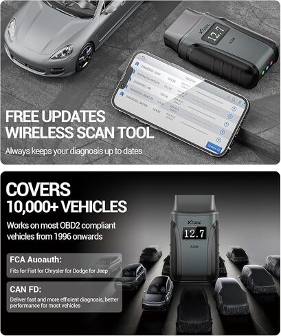 XTOOL Anyscan A30M OBD2 Scanner Kit, 2026 Wireless Bidirectional Scan Tool with Free Updates, 26 Resets, Live Data, All System Car Scanner Diagnostic Tool for iOS & Android, CANFD & FCA AutoAuth in Saudi Arabia