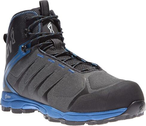 Inov-8 للرجال Roclite G 370 - أحذية المشي لمسافات طويلة مقاومة للماء - خفيفة الوزن، قابلة للتنفس - قبضة الجرافين - مقاس متوسط ​​- نباتي - أسود/أزرق 14 M US in Saudi Arabia