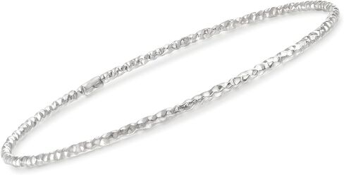 Ross-Simons Two-Tone Sterling Silver Jewelry Set: 6 Bangle Bracelets in Saudi Arabia