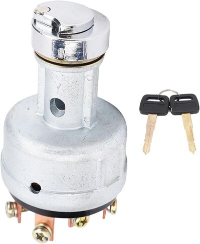 Heavy Duty Ignition Starter Switch with 2 Keys, Fits Komatsu PC200-8 PC210-10 PC360LC-11 HB215LC-3, Off IGN Start Position Metal Key Switch in Saudi Arabia