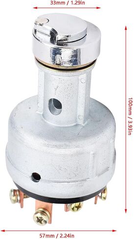 Heavy Duty Ignition Starter Switch with 2 Keys, Fits Komatsu PC200-8 PC210-10 PC360LC-11 HB215LC-3, Off IGN Start Position Metal Key Switch in Saudi Arabia