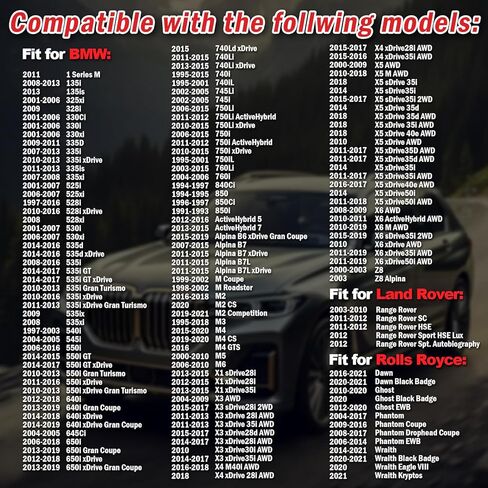 2 قطعة صامولة محور السيرة الذاتية الأمامية والخلفية متوافقة مع BMW 135I 325XI 328I 330I 335I 528I 550I 740I 740LI M Series X Series Z3 Z4 Z8، صامولة المغزل استبدال 33411133785، 33410412955 in Kuwait